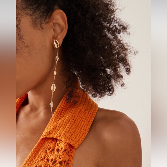 πΊπHPππΊ NWT Cult Gaia Myrna Shell Earrings - Picture 10 of 16